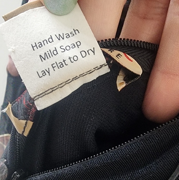 Vintage Ema Savahl Black Floral Embroidered V-Neck Dress, Small. - Picture 14 of 16